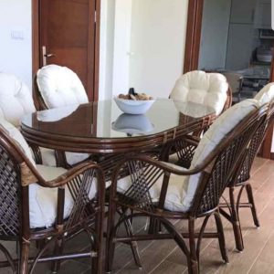 Lale 2 kişilik masa takımı