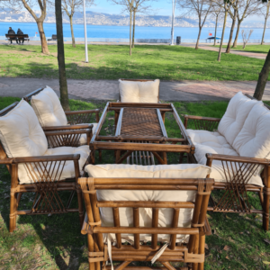 Balkon Bahçe Masa Sandalye Takımı 6 Kişilik - Görsel 10