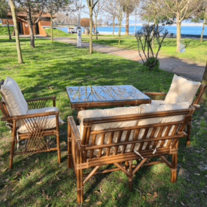 Kamelya Balkon Bahçe Masa Sandalye Takımı 4 Kişilik Peşin 41.999 TL - Görsel 3